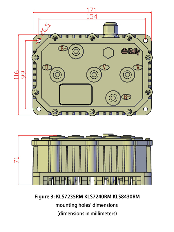 KLSRM Racing Motor Controllers(4872V)(250600A) Kelly Controls